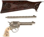 RESTLESS GUN 4-IN-1 CONVERTIBLE RIFLE-GUN W/COMPLETE WESTERN OUTFIT.