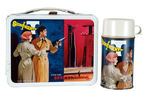 "SECRET AGENT WITH THE SECRET CODER" METAL LUNCHBOX WITH THERMOS.