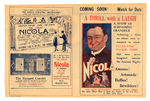 "THE GREAT NICOLA" MAGICIAN HERALD.