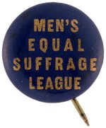 WOMEN'S SUFFRAGE "MEN'S EQUAL SUFFRAGE LEAGUE" OF MAINE BUTTON.