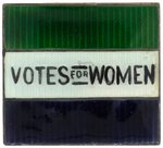 "VOTES FOR WOMEN" STRIKING ENAMEL BADGE.