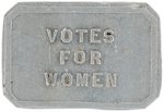 WOMEN'S SUFFRAGE MONEY "POLITICAL EQUALITY ASSOCIATION 5 CENTS" NEW YORK TOKEN.