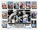 1961 CINCINNATI REDS MULTI-SIGNED PHOTO.