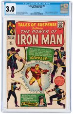 TALES OF SUSPENSE #57 SEPTEMBER 1964 CGC 3.0 GOOD/VG (FIRST HAWKEYE).