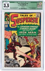 TALES OF SUSPENSE #52 APRIL 1964 CGC QUALIFIED 3.5 VG- (FIRST BLACK WIDOW).