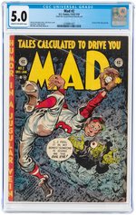 MAD #2 DECEMBER 1952 - JANUARY 1953 CGC 5.0 VG/FINE.