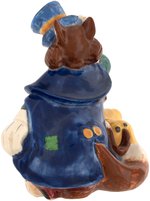 PINOCCHIO - HONEST JOHN & GIDEON RARE CERAMIC FIGURINE BY BRAYTON LAGUNA.