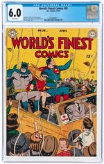 WORLD'S FINEST COMICS #39 MARCH/APRIL 1949 CGC 6.0 FINE