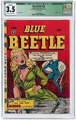 BLUE BEETLE #52 JANUARY 1948 CGC QUALIFIED 3.5 VG-