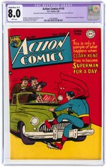 ACTION COMICS #119 APRIL 1948 CGC RESTORED 8.0 SLIGHT/MOD. (A-2) VF.