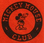 MICKEY MOUSE CLUB VERY RARE FELT VEST.