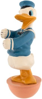 DONALD DUCK CELLULOID ROLY POLY TOY.