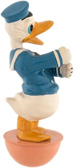 DONALD DUCK CELLULOID ROLY POLY TOY.