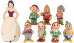 SNOW WHITE AND THE SEVEN DWARFS 1950s GOEBEL FIGURINE SET.