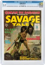 SAVAGE TALES #1 MAY 1971 CGC 6.5 FINE+ & COMIC MAGAZINE LOT (CONAN THE BARBARIAN & FIRST MAN-THING).