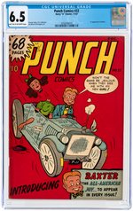 PUNCH COMICS #22 NOVEMBER 1947 CGC 6.5 FINE+.