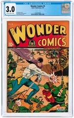 WONDER COMICS #5 JULY 1945 CGC 3.0 GOOD/VG.