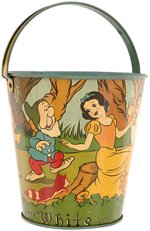 SNOW WHITE AND THE SEVEN DWARFS SAND PAIL (SIZE VARIETY).
