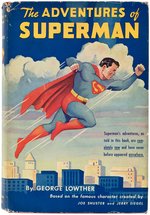 THE ADVENTURES OF SUPERMAN 1942 HARDCOVER BOOK WITH DUST JACKET.