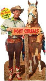 "ROY ROGERS/POST CEREALS" STORE DISPLAY STANDEE.