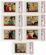 CARTOON COMIC STRIP CARDS DICK TRACY SUBSET PSA-GRADED.