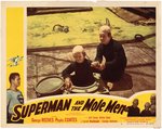 SUPERMAN AND THE MOLE MEN TITLE CARD & LOBBY CARD PAIR.