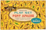 MARX MINIATURE FORT APACHE BOXED PLAY SET.