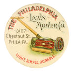 "THE PHILADELPHIA LAWN MOWER CO." MIRROR.