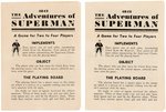 THE ADVENTURES OF SUPERMAN RARE GAME IN HIGH GRADE CONDITION.