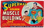 SUPERMAN GOLDEN MUSCLE BUILDING SET.