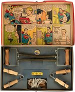 SUPERMAN GOLDEN MUSCLE BUILDING SET.