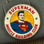 SUPERMAN GOLDEN MUSCLE BUILDING SET.