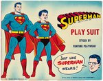 SUPERMAN PLAY SUIT BOXED 1958 OUTFIT.