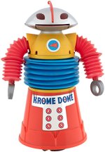 MEGO KROME DOME BOXED BATTERY-OPERATED ROBOT.