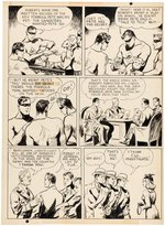 TIP TOP COMICS #61 PG 10 THE TRIPLE TERROR COMIC BOOK PAGE ORIGINAL ART BY AL McWILLIAMS.