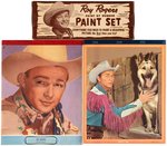 ROY ROGERS PAPER DOLLS, TABLETS, CALENDAR & PAINT SET HIGH GRADE LOT.