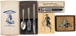 HOPALONG CASSIDY BOXED ITEMS LOT INCLUDING PUZZLE SET, PEN, WALLET & MORE.