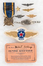 FLYING ACES PULP CLUB PREMIUMS EXTENSIVE COLLECTION WITH RARITIES.