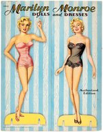 MARILYN MONROE DOLLS AND DRESSES SAALFIELD PAPERDOLL BOOK.