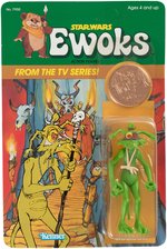 STAR WARS: EWOKS - DULOK SHAMAN CARDED ACTION FIGURE.