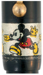 “MICKEY MOUSE INKOGRAPH” THREE PENS AND PENCIL PLUS PROMO LITERATURE.