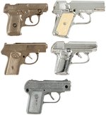 BOXED AUTOMATIC STYLE CAP GUN LOT (VARIOUS COMPANIES).