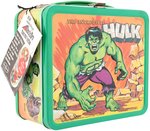 THE INCREDIBLE HULK LUNCHBOX RECREATION PAINTING ORIGINAL ART BY NICOLE PETRILLO.