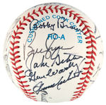 NEW YORK YANKEES SIGNED BASEBALL & PHOTO.