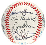 NEW YORK YANKEES SIGNED BASEBALL & PHOTO.