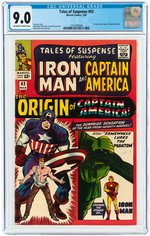 TALES OF SUSPENSE #63 MARCH 1965 CGC 9.0 VF/NM.