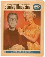 THE MUNSTERS – SUNDAY MAGAZINE HISTORIC NEWSPAPER SUPPLEMENT.