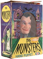 THE MUNSTERS - GRANDPA MUNSTER VERY RARE BOXED IDEAL HAND PUPPET.