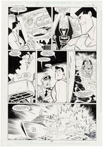 BATMAN & SUPERMAN ADVENTURES WORLD'S FINEST ISSUE #1 PAGES 40 & 41 ORIGINAL ART BY JOE STATON.