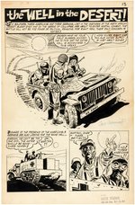 FIGHT THE ENEMY ISSUE #1 PAGE 13 ORIGINAL ART BY JERRY GRANDENETTI.